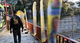 Fiscalização do Tribunal percorre a cidade para verificar o cumprimento das regras para a instal...