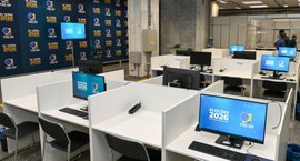 Sala de Imprensa funciona na sede do Tribunal; agenda inclui coletivas, cerimônias e Testes de I...