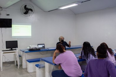 TRE-SP realizou palestra sobre processo eleitoral no CAIP Ruth Pistori, unidade da Fundação CASA...