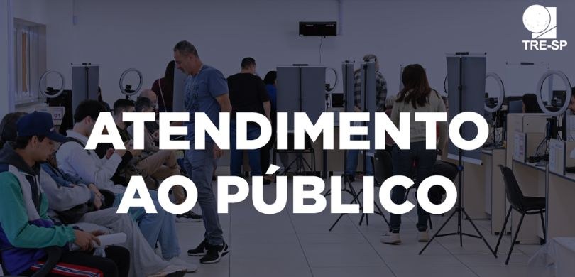 Atendimento ao público TRE-SP