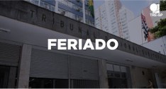 Imagem do TRE-SP com nome feriado em destaque