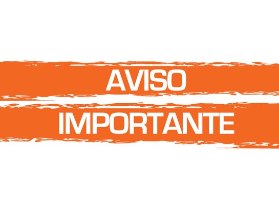 Aviso importante