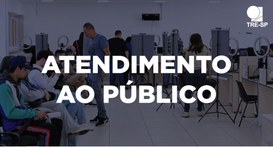 Banner atendimento ao público TRE-SP