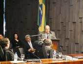 Cerimônia de entrega do Colar do Mérito Eleitoral Paulista e da Medalha Ministro Mário Guimarães...