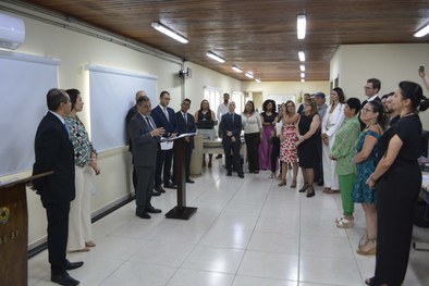 Cerimônia de instalação da 428ª Zona Eleitoral de Santana de Parnaíba