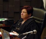 Desembargadora federal Diva Malerbi na sessão do corte do Tribunal Regional Eleitoral de São Pau...