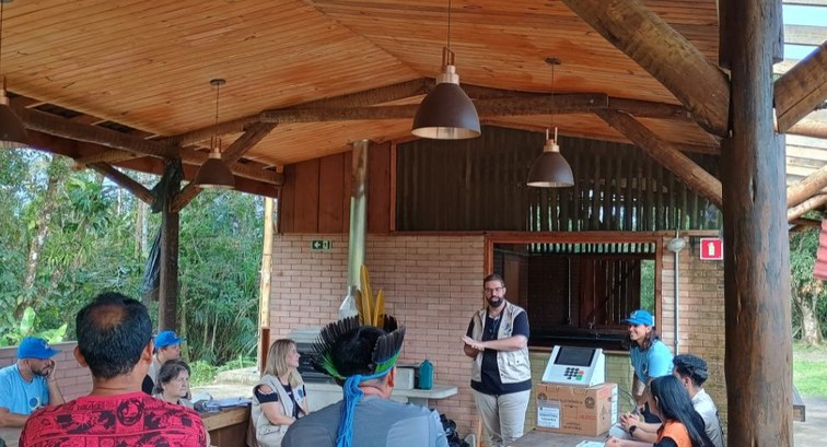Ação ocorreu na Terra Indígena Tekoa Mirim, formada por pessoas da etnia Guarani-Mbya