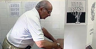 Eleições votação idoso Eleições votação idoso