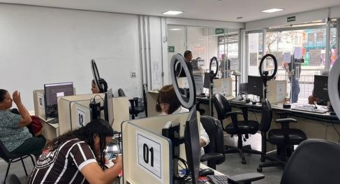 Espaço de atendimento ao público fica no térreo da nova sede