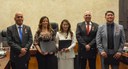 Homenageados com a Medalha Ministro Mário Guimarães.