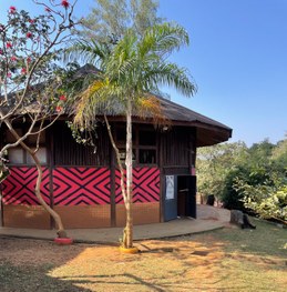 Local onde foi realizada a ação na aldeia indígena do Jaraguá