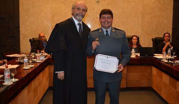 Diplomação com presidente Dr. Padin