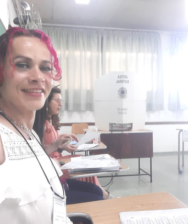 Mesária Mihany de Freitas, 306ª ZE - Santo André (SP) - TRE-SP