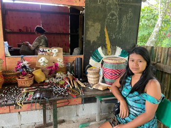 Na aldeia Tekoa Mirim, o TRE-SP realizou 17 atendimentos: 6 alistamentos eleitorais, 8 transferê...