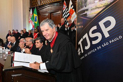 O novo presidente do TJSP, desembargador Eduardo Loureiro