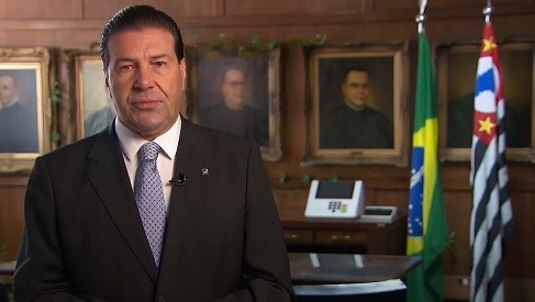 O presidente do TRE-SP, des. Silmar Fernandes, fez pronunciamento em canais da TV aberta O presidente do TRE-SP, des. Silmar Fernandes, fez pronunciamento em canais da TV aberta