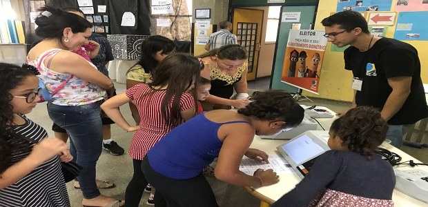 Palestra e simulação de votação na urna em São Bernardo 