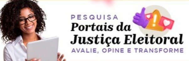 Participe das pesquisas sobre os portais da Justiça Eleitoral TRE AC MAIO 2021 PESQUISA TSE