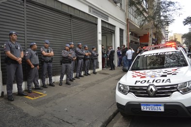 Policiais Militares para escolta das urnas eletrônicas