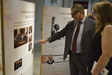 Espaço Democrático Poeta Paulo Bomfim, inaugurado nesta quinta-feira (14), na sede do TRE-SP
