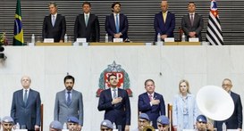 Presidente do TRE-SP prestigia homenagem ao ministro do STF André Mendonça na Alesp
