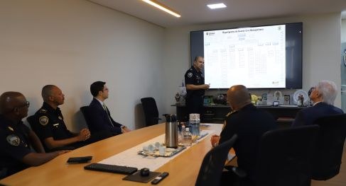 Presidente do TRE-SP realiza visita institucional ao Comando-Geral da GCM Presidente do TRE-SP realiza visita institucional ao Comando-Geral da GCM