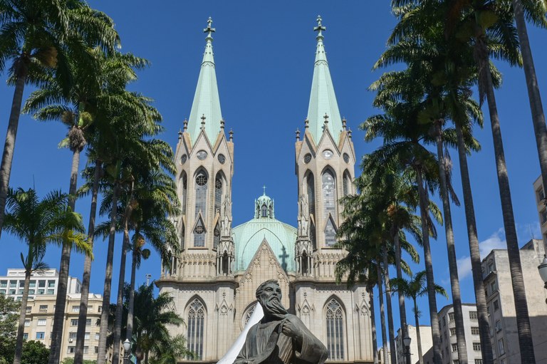 Praça da Sé, no centro da capital