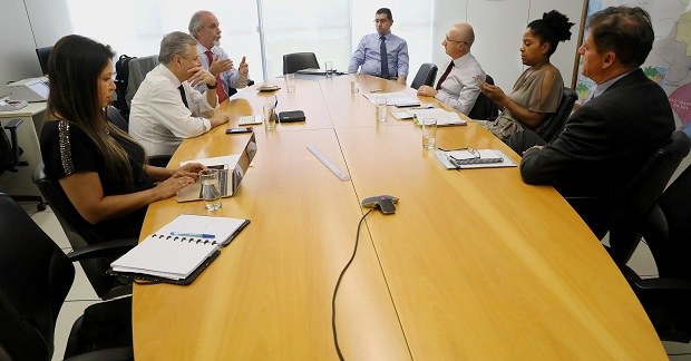 Reunião combate à desinformação TSE Des. Cauduro Padin e Nuevo Campos