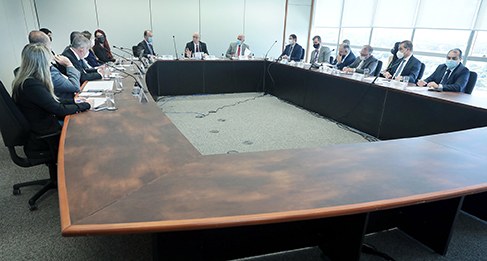 Reunião entre TSE e tribunais regionais do Sudeste. Foto: Abdias Pinheiro/SECOM/TSE