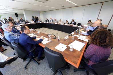 Reunião no TSE com presidentes de TREs para tratar de temas relacionados às próximas eleições mu...