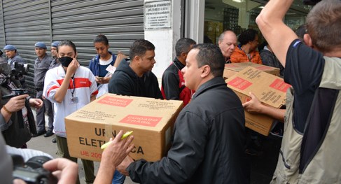 Saída das urnas eletrônicas para as Eleições 2022 na 1ª ZE - Bela Vista Saída das urnas eletrônicas para as Eleições 2022 na 1ª ZE - Bela Vista