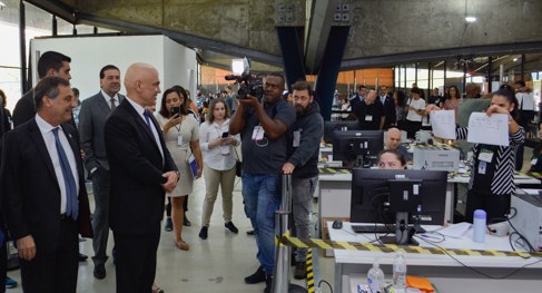 Teste de Integridade - presidente do TRE-SP, des. Paulo Galizia, e presidente do TSE, ministro A...