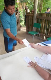 TRE-SP fez 17 atendimentos na aldeia Tekoa Mirim: 6 alistamentos eleitorais, 8 transferências de...