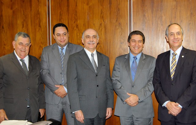 TRE - SP Posse Costa Wagner e Marcus Almeida Posse dos membros Costa Wagner e Marcus Almeida na corte do TRE-SP