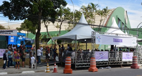 Estande do TRE-SP no Pop Rua Jud Oz, em Osasco.