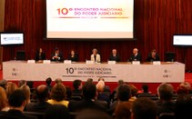 Abertura  do 10º Encontro Nacional do Poder Judiciário tem participação do TRE-SP na cerimônia s...