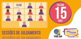 15 dias - Série #seuvototempoder fala dos julgamentos do TRE por videoconferência