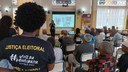 Edição do evento “A Justiça Eleitoral vai até você!” voltada para o público idoso conta com a pa...
