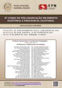 2024 11 21 Cartaz 8 edição Pós-Graduação EJEP