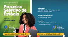 Abertas inscrições para 210 vagas de estágio de nível médio no TRE-SP
