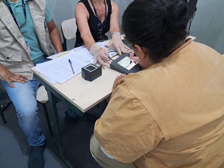 Atendimento eleitoral na penitenciária feminina de Pirajuí
