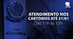 Atendimento nos cartórios em janeiro