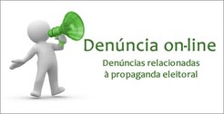Banner denúncia on-line
megafone
Sistema de denúncia de propaganada eleitoral irregular