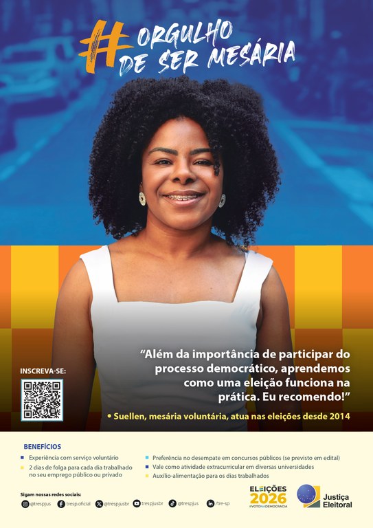 Campanha Mesário Voluntário 2026