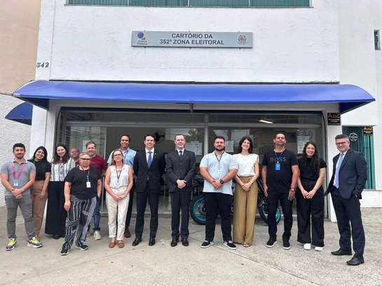 Visita da Corregedoria na ZEª 352 - Itaim Paulista Visita da Corregedoria na ZEª 352 - Itaim Paulista