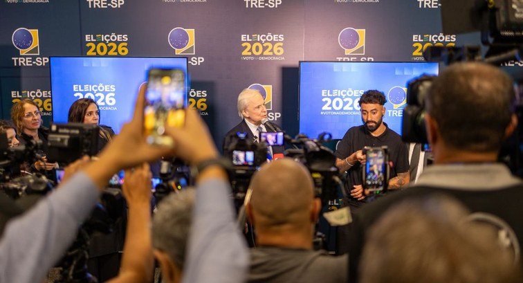 Desembargador Encinas Manfré apresenta balanço do 2º turno em coletiva de imprensa