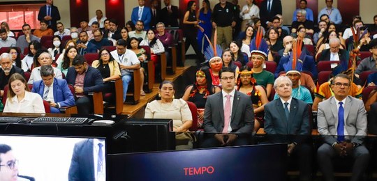 Desembargador Encinas Manfré participa de audiência com povos indígenas no TRE Pará