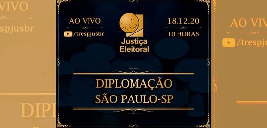 Diplomação dos eleitos na capital será nesta sexta-feira (18) Evento presencial terá restrição de público e será transmitido pela internet