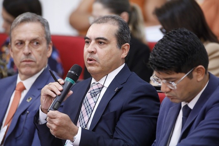 Claucio Corrêa participou de encontro na sede do TSE, que debateu, entre outros temas, a organiz...