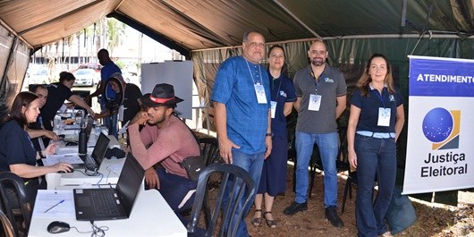 Justiça Eleitoral realizou mais de 240 atendimentos para população vulnerável em serviços como a...